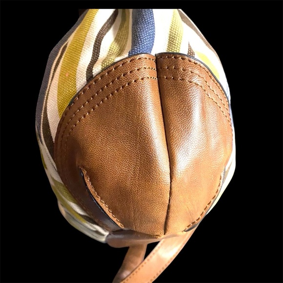 VINTAGE ETIENNE AIGNER CASSIDY CANVAS COLLECTION STYLE COLOR “MULT FABRIC FAMUL” - Picture 6 of 11